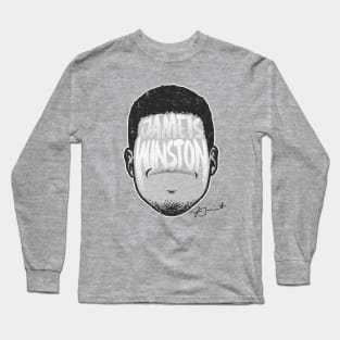 Jameis Winston Cleveland Player Silhouette Long Sleeve T-Shirt